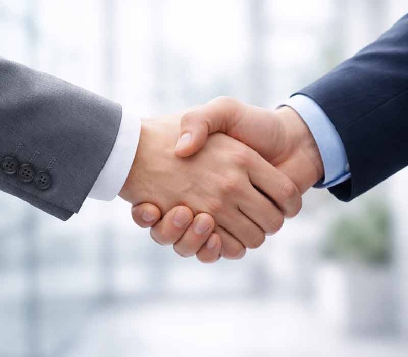 Kooperation & Vertrauen – Handschlag