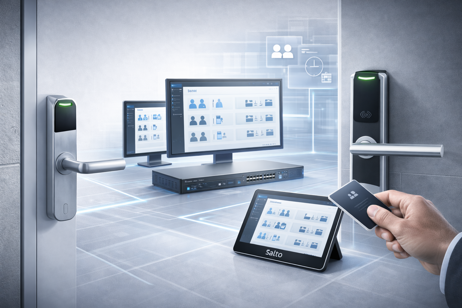 Elektrische Türschließanlagen mit Salto